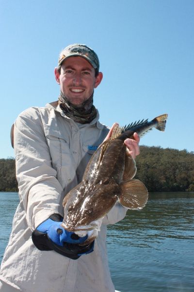 Lee Georgeson 68cm flathead Clyde river