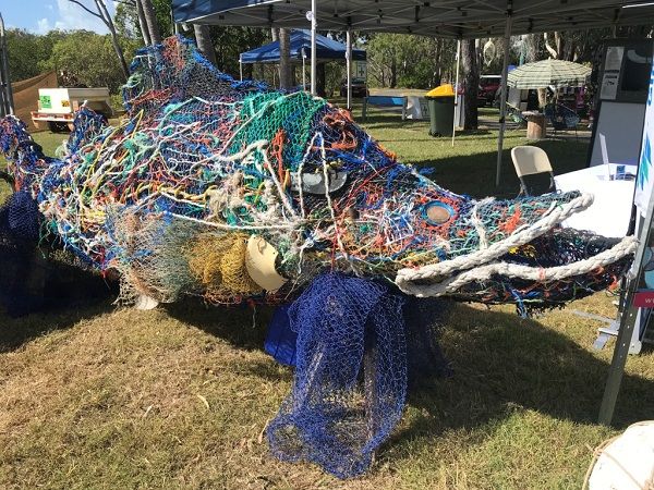 Educational Stand on Marine Debris